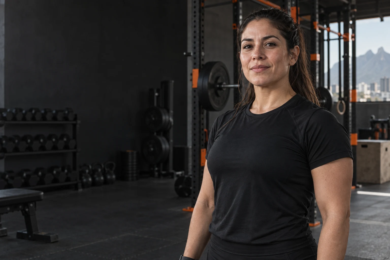 Vale Robles, coach de Pulso, en el área de entrenamiento